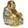 Skrattande Mini Glitter Kinesisk Lyckobuddha 8cm