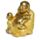 Skrattande Mini Glitter Kinesisk Lyckobuddha 8cm