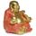 Skrattande Mini Glitter Kinesisk Lyckobuddha 8cm