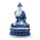 Vit & Blå Thai Buddha Lotus