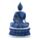 Vit & Blå Thai Buddha Lotus