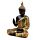 Svart & Orange Guld Thai Buddha Mediation