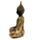 Svart & Orange Guld Thai Buddha Contemplation