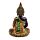 Svart & Orange Guld Thai Buddha Contemplation