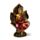 Röd & Guld Thai Buddha Seated Lotus