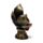 Röd & Guld Thai Buddha Seated Lotus