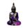 Lila & Svart Thai Buddha Dröm Meditation