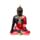 Röd, Svart & Guld Thai Buddha Meditation