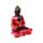 Röd, Svart & Guld Thai Buddha Contemplation