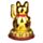 Maneki Neko Guld Vinkande Lyckokatt Solcellsfigur