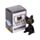 Lucky the Black Cat Svart Katt Figur i Låda