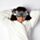 Relaxeazzz Plysch Koala Rund Resekudde & Ögonmask