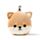 Relaxeazzz Plysch Shiba Inu Hund Rund Resekudde & Ögonmask