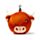 Relaxeazzz Highland Coo Ko Rund Plysch Resekudde & Ögonmask