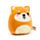 Squidglys Shuggs the Shiba Inu Hund Adoramals Husdjur Plysch Leksak