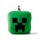 Relaxeazzz Minecraft Creeper Formad Plysch Resekudde & Ögonmask