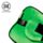 Relaxeazzz Minecraft Creeper Formad Plysch Resekudde & Ögonmask