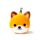 Relaxeazzz Adoramals Finnick the Fox Räv Rund Plysch Resekudde & Ögonmask