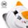 Relaxeazzz Adoramals Lola the Cat Katt Rund Plysch Resekudde & Ögonmask