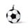 Relaxeazzz Fotboll Rund Plysch Resekudde & Ögonmask