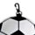 Relaxeazzz Fotboll Rund Plysch Resekudde & Ögonmask