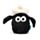 Relaxeazzz Shaun the Sheep Rund Plysch Resekudde & Ögonmask
