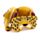 Relaxeazzz Leopard Rund Plysch Resekudde & Ögonmask