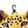 Relaxeazzz Leopard Rund Plysch Resekudde & Ögonmask
