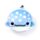 Relaxeazzz Adoramals Aoi the Whale Shark Valhaj Plysch Resekudde & Ögonmask