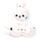 Relaxeazzz Adoramals Frances the Rabbit Kanin Plysch Resekudde & Ögonmask
