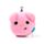 Relaxeazzz Adoramals Oliver the Pig Gris Plysch Resekudde & Ögonmask
