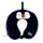 Relaxeazzz Nico the Penguin Adoramals Pingvin Plysch Resekudde Minneskum