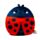 Squidglys Adorabugs Tilly the Ladybug Nyckelpiga Plysch Leksak