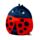 Squidglys Adorabugs Tilly the Ladybug Nyckelpiga Plysch Leksak