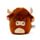 Squidglys Highland Coo Ko Plysch Leksak