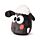 Squidglys Kawaii Söt Shaun the Sheep Plysch Leksak