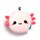 Relaxeazzz Adoramals Maddie the Axolotl Resekudde & Ögonmask