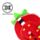 Relaxeazzz Elidi the Strawberry Jordgubbe Foodiemals Resekudde & Ögonmask