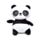 Swapseazzz Adoramals Susu the Panda 2-i-1 Plysch Resekudde & Leksak