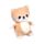 Swapseazzz Adoramals Shuggs the Shiba Inu 2-i-1 Plysch Resekudde & Leksak