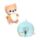 Swapseazzz Adoramals Shuggs the Shiba Inu 2-i-1 Plysch Resekudde & Leksak