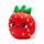 Squidglys Elidi the Strawberry Jordgubbe Foodiemals Plysch Leksak