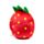 Squidglys Elidi the Strawberry Jordgubbe Foodiemals Plysch Leksak