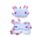 Relaxeazzz Minecraft Axolotl Formad Plysch Resekudde & Ögonmask