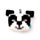 Relaxeazzz Minecraft Panda Formad Plysch Resekudde & Ögonmask