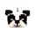 Relaxeazzz Minecraft Panda Formad Plysch Resekudde & Ögonmask