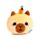 Relaxeazzz Duke the Capybara Plysch Resekudde & Ögonmask