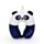 Relaxeazzz Adoramals Banjo the Panda Plysch Minneskum Resekudde för Barn
