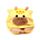 Hoodeazzz Adoramals Raffi the Giraff Plysch Minneskum Resekudde & Huva