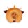 Hoodeazzz Hairy Coos Highland Coo Plysch Minneskum Resekudde & Huva